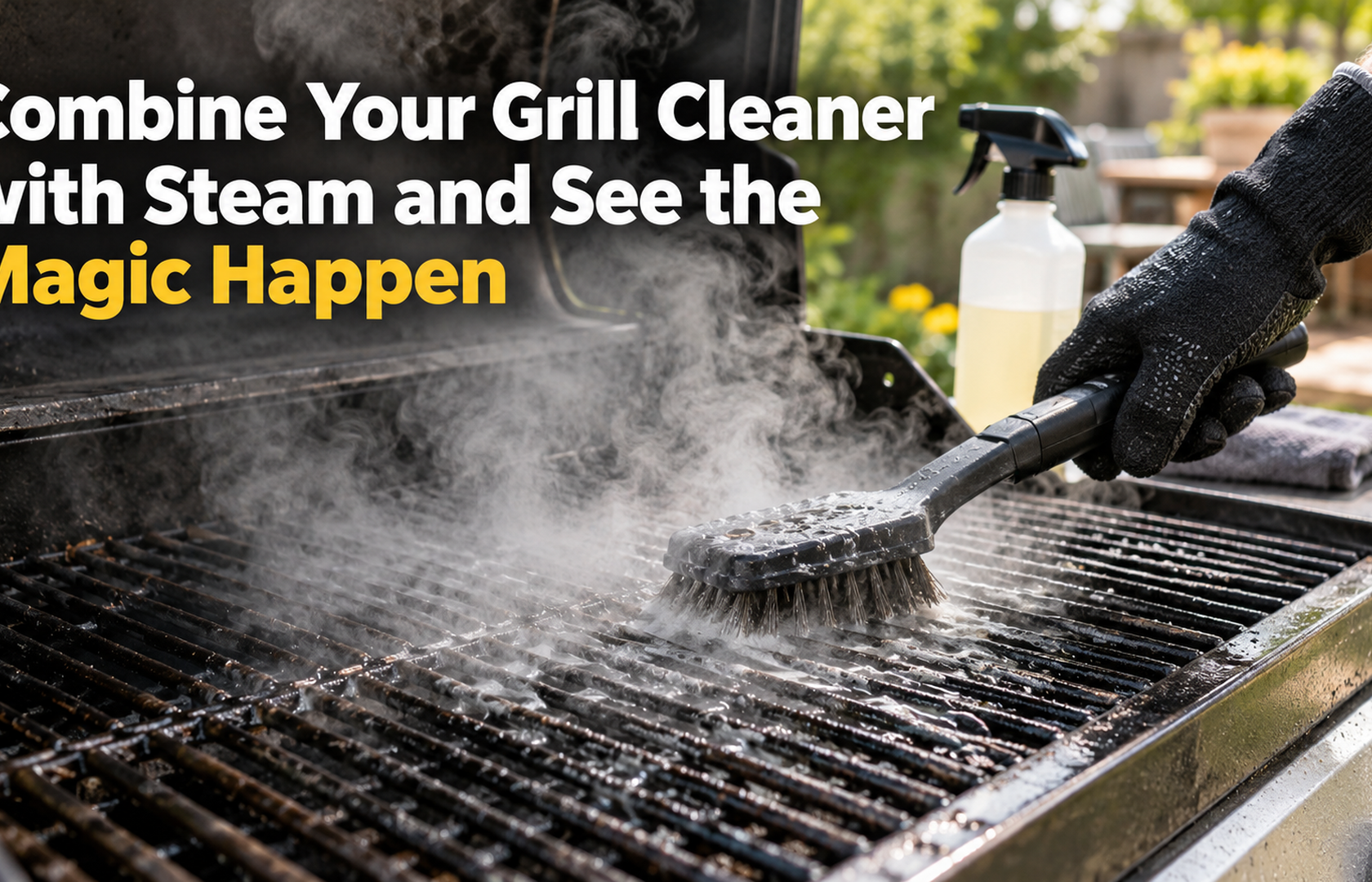 Combine Your Grill Cleaner with Steam and See the Magic Happen