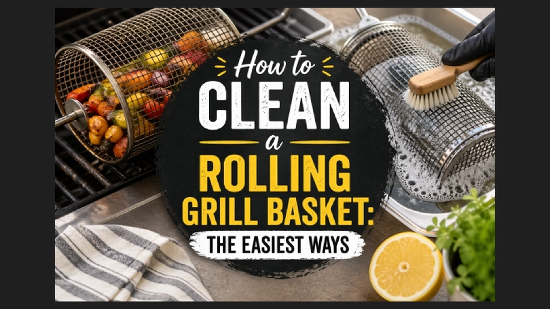 How to Clean a Rolling Grill Basket: 3 Simple Maintenance Tips