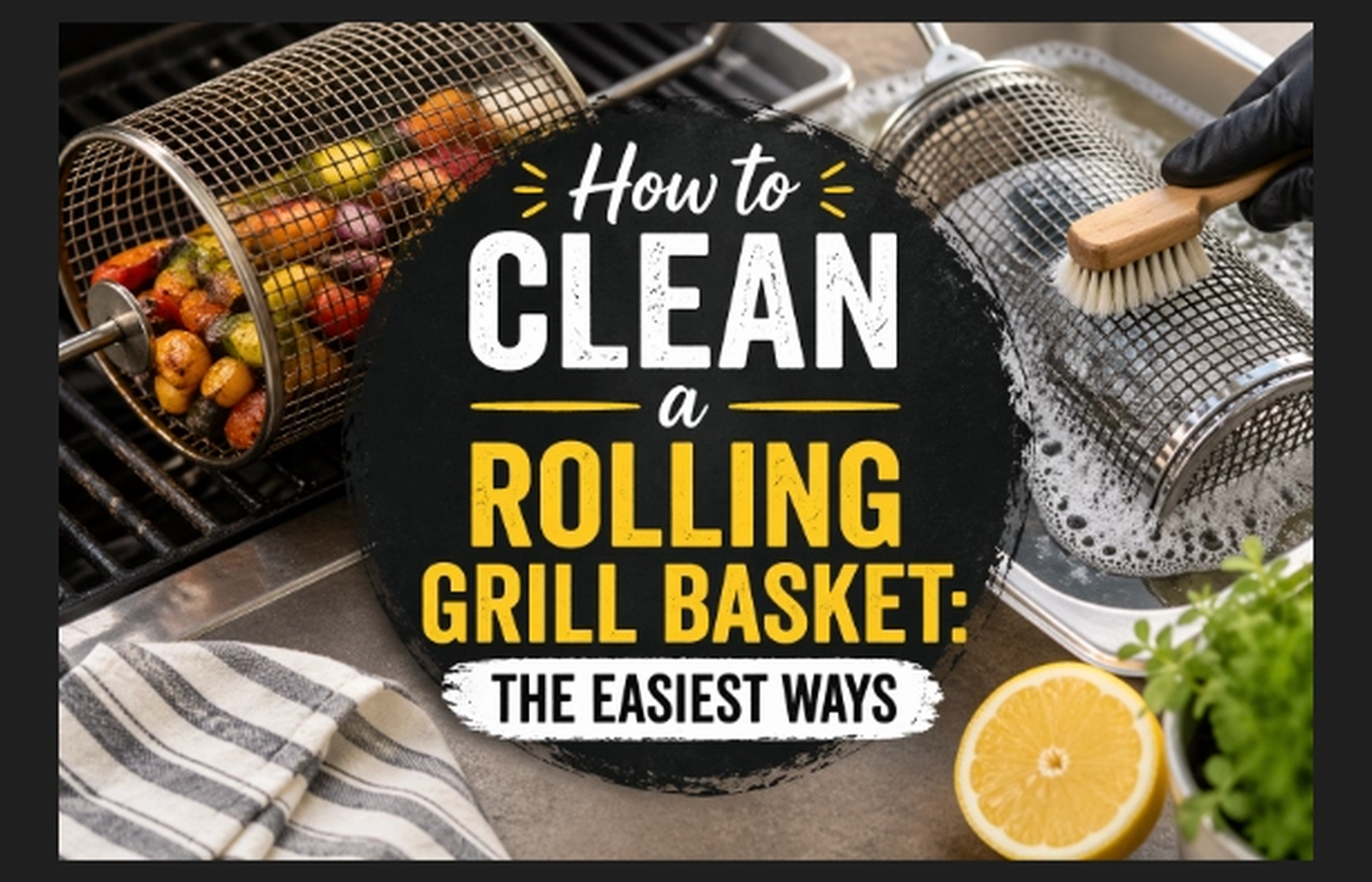 How to Clean a Rolling Grill Basket: 3 Simple Maintenance Tips