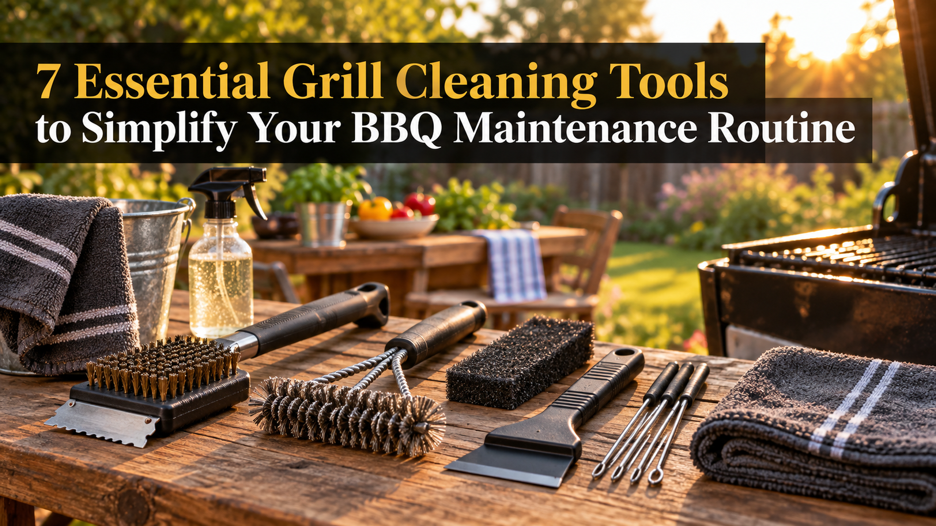 7 Essential Grill Cleaning Tools to Simplify Your BBQ Maintenance Routine