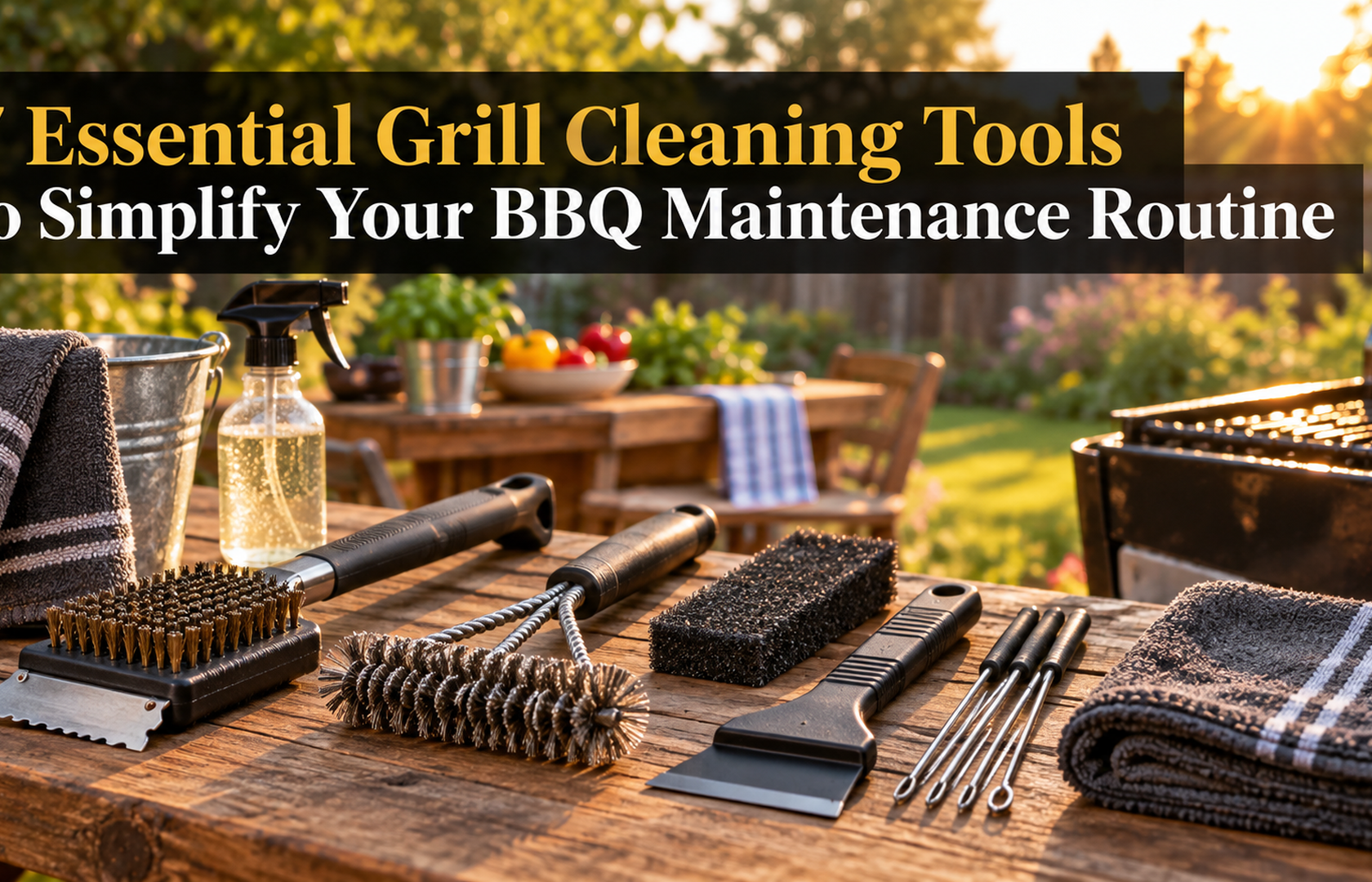 7 Essential Grill Cleaning Tools to Simplify Your BBQ Maintenance Routine