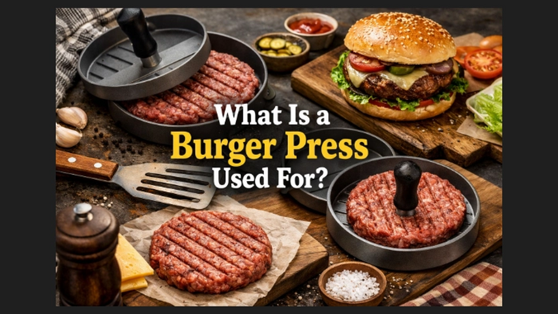 What Is a Burger Press Used For? Easy Guide & Tips