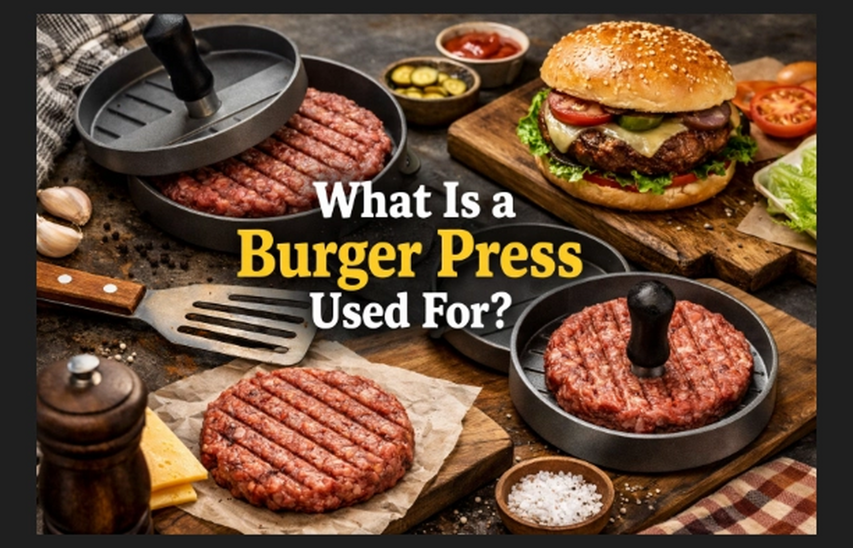 What Is a Burger Press Used For? Easy Guide & Tips