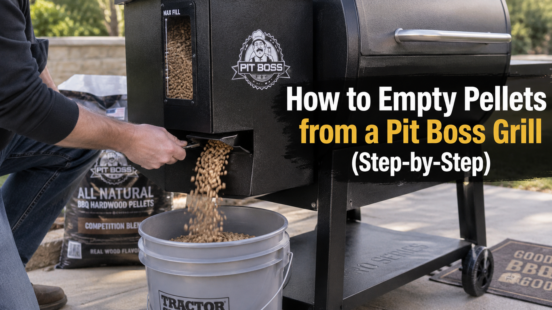 How to Empty Pellets from a Pit Boss Grill (Step-by-Step)
