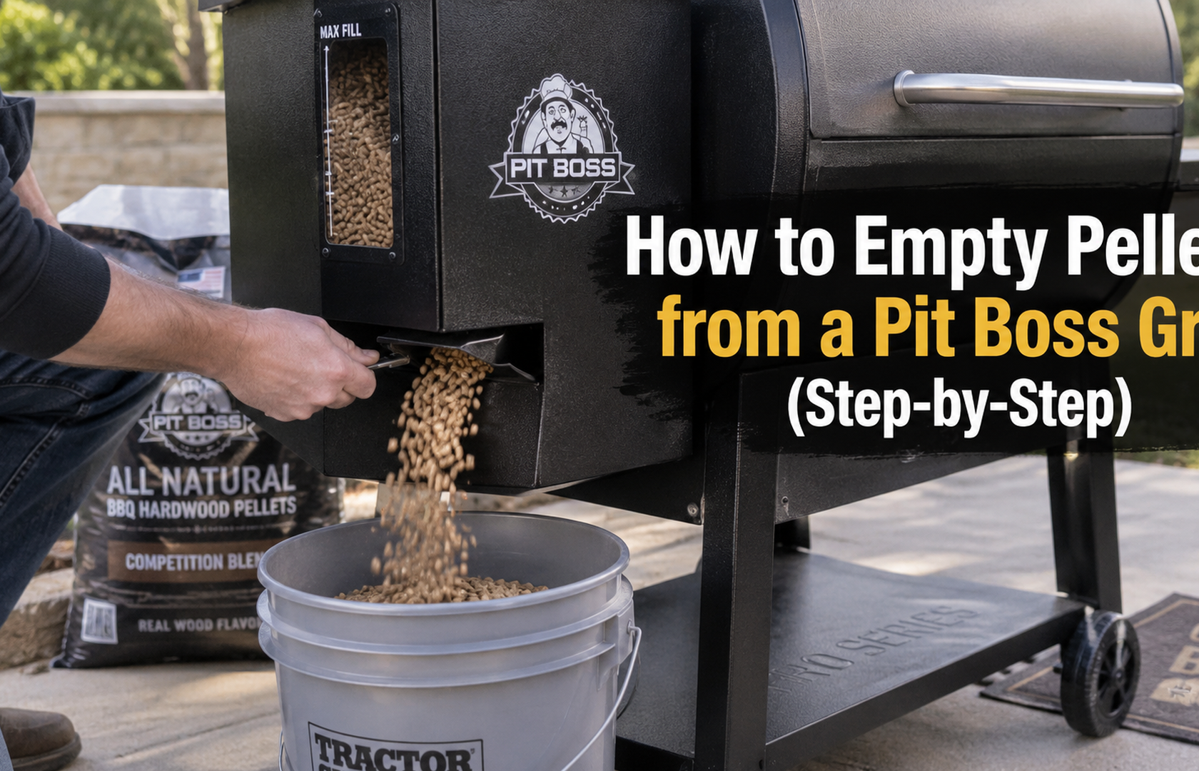 How to Empty Pellets from a Pit Boss Grill (Step-by-Step)