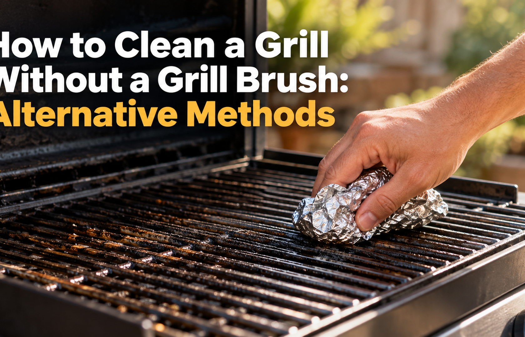 How to Clean a Grill Without a Grill Brush: Alternative Methods