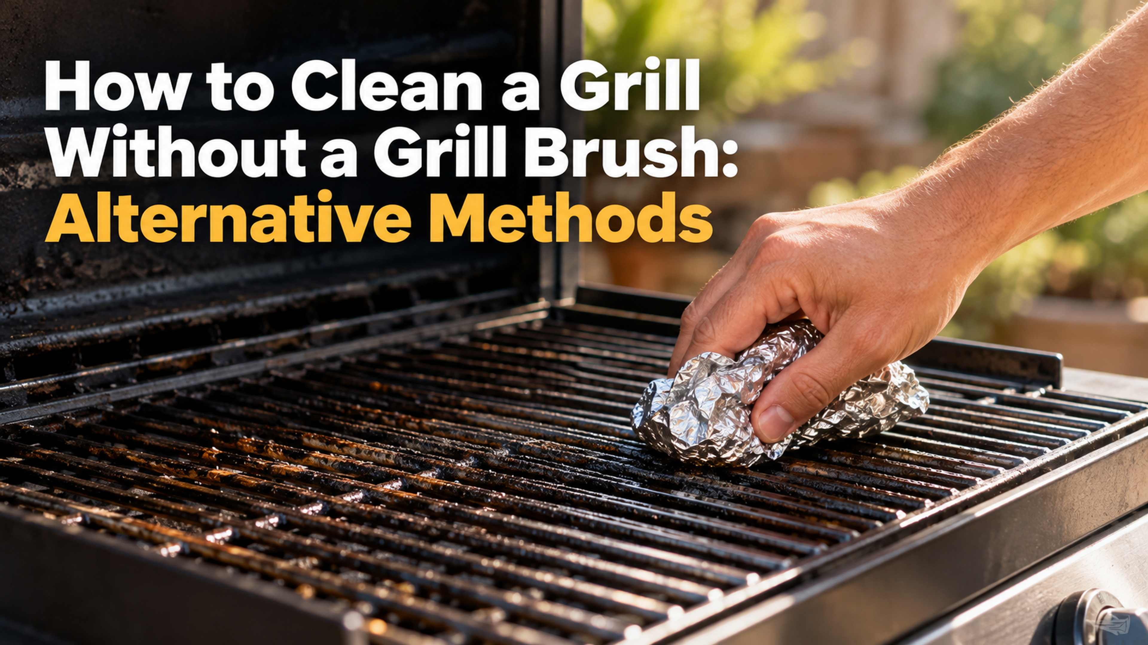 How to Clean a Grill Without a Grill Brush: Alternative Methods