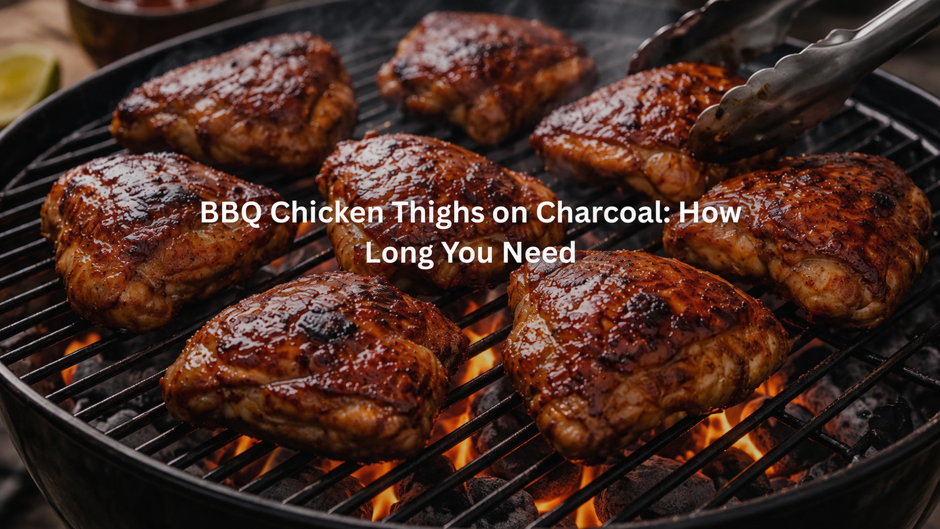 BBQ Chicken Thighs on Charcoal: How Long You Need