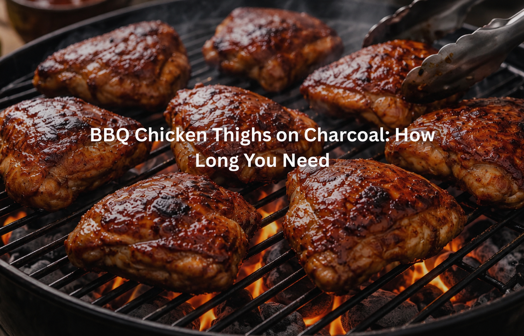BBQ Chicken Thighs on Charcoal: How Long You Need