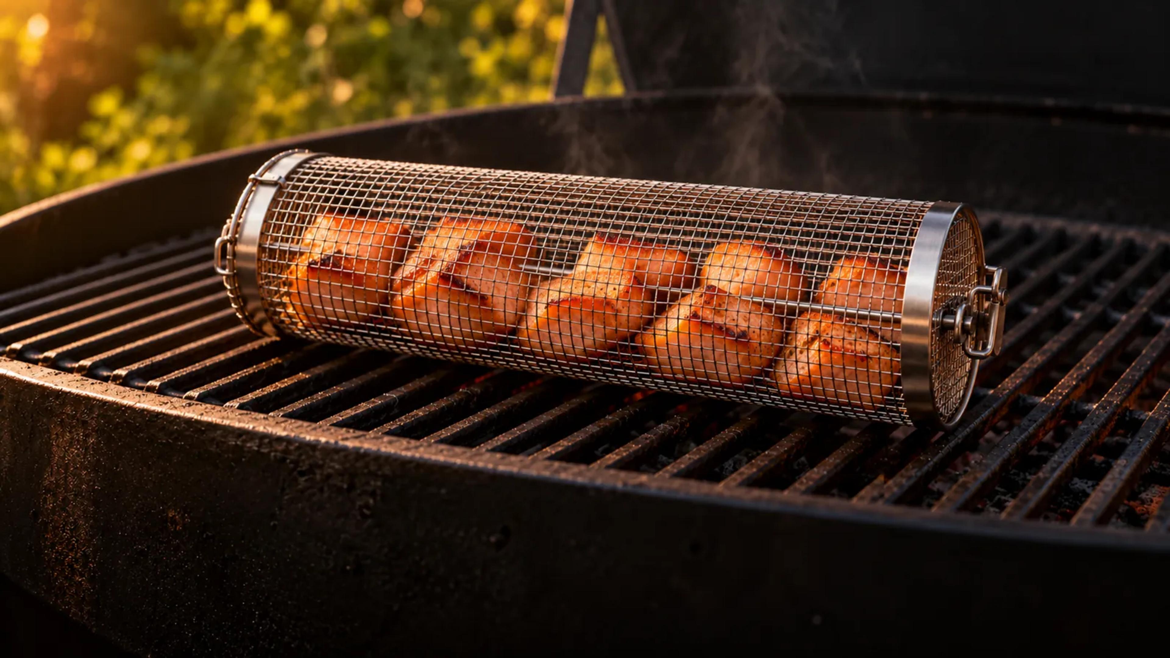 Rolling Grill Basket - Fish Grilling Guide (Step-by-Step)