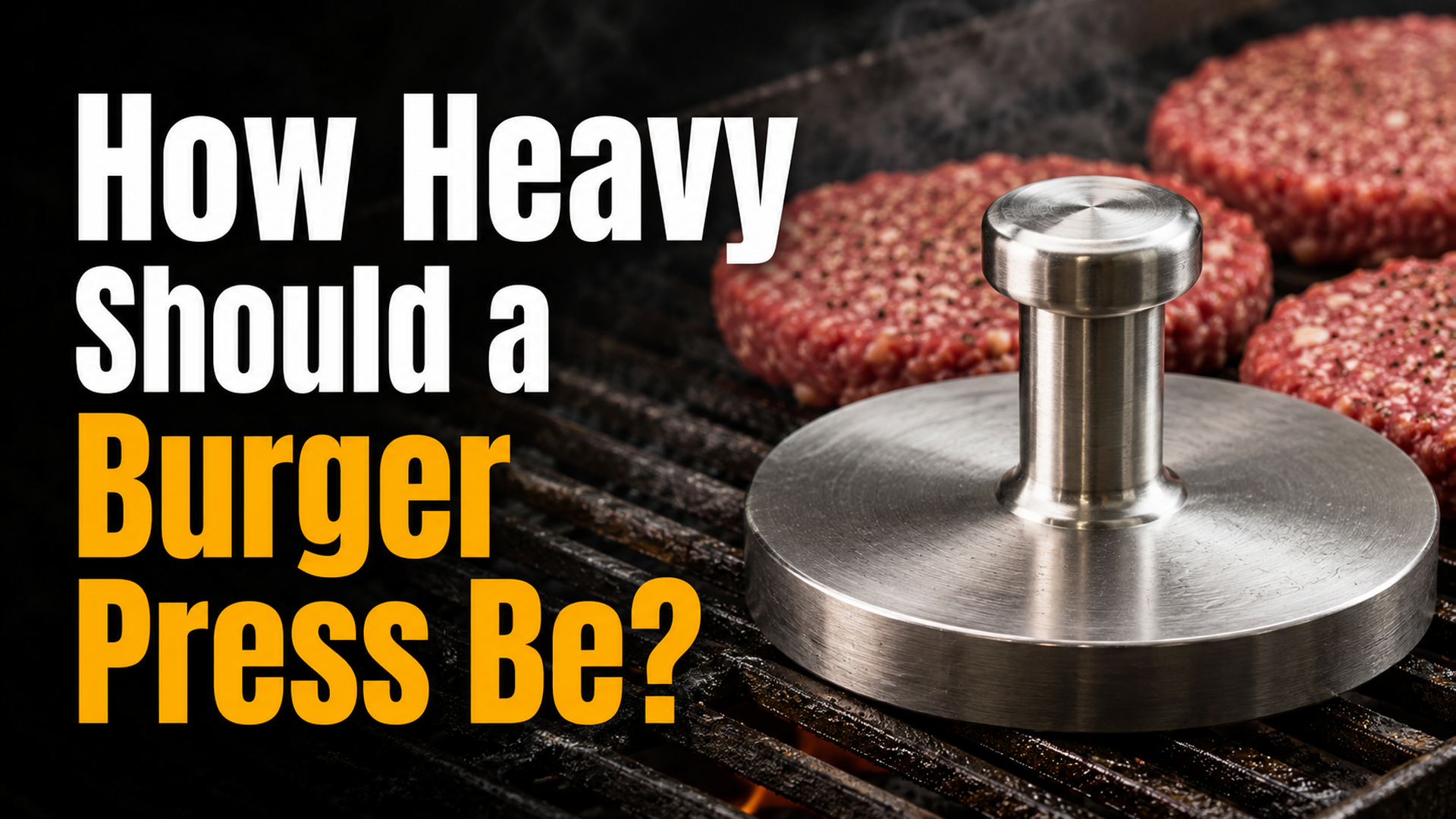 How Heavy Should a Burger Press Be? Ideal Weight Guide