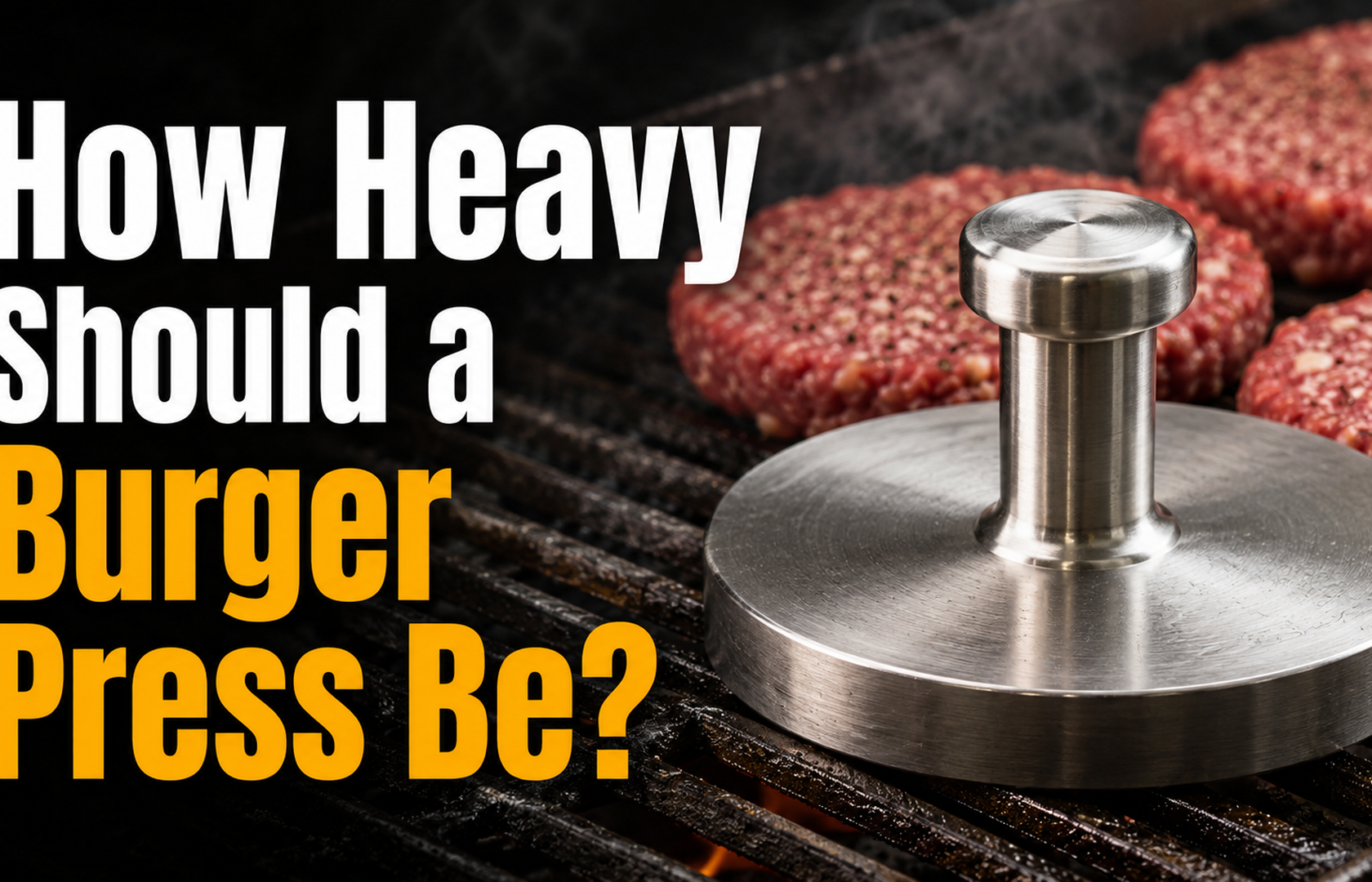 How Heavy Should a Burger Press Be? Ideal Weight Guide