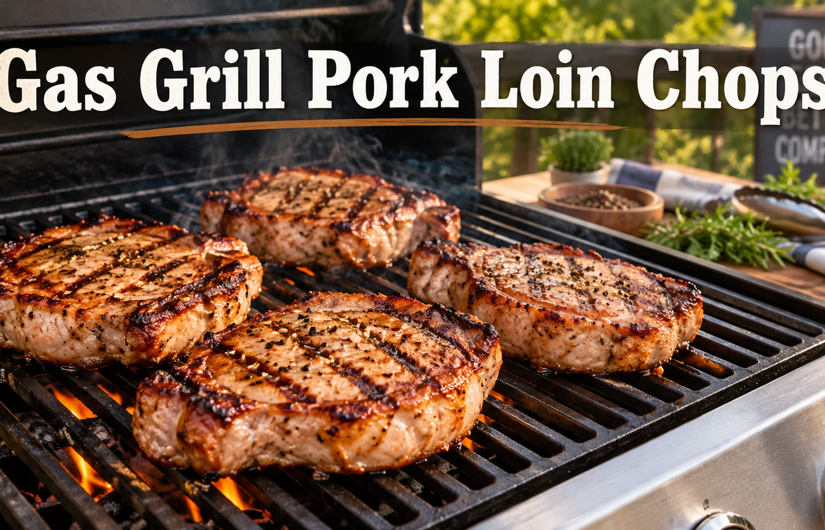 Gas Grill Pork Loin Chops: Juicy Every Time