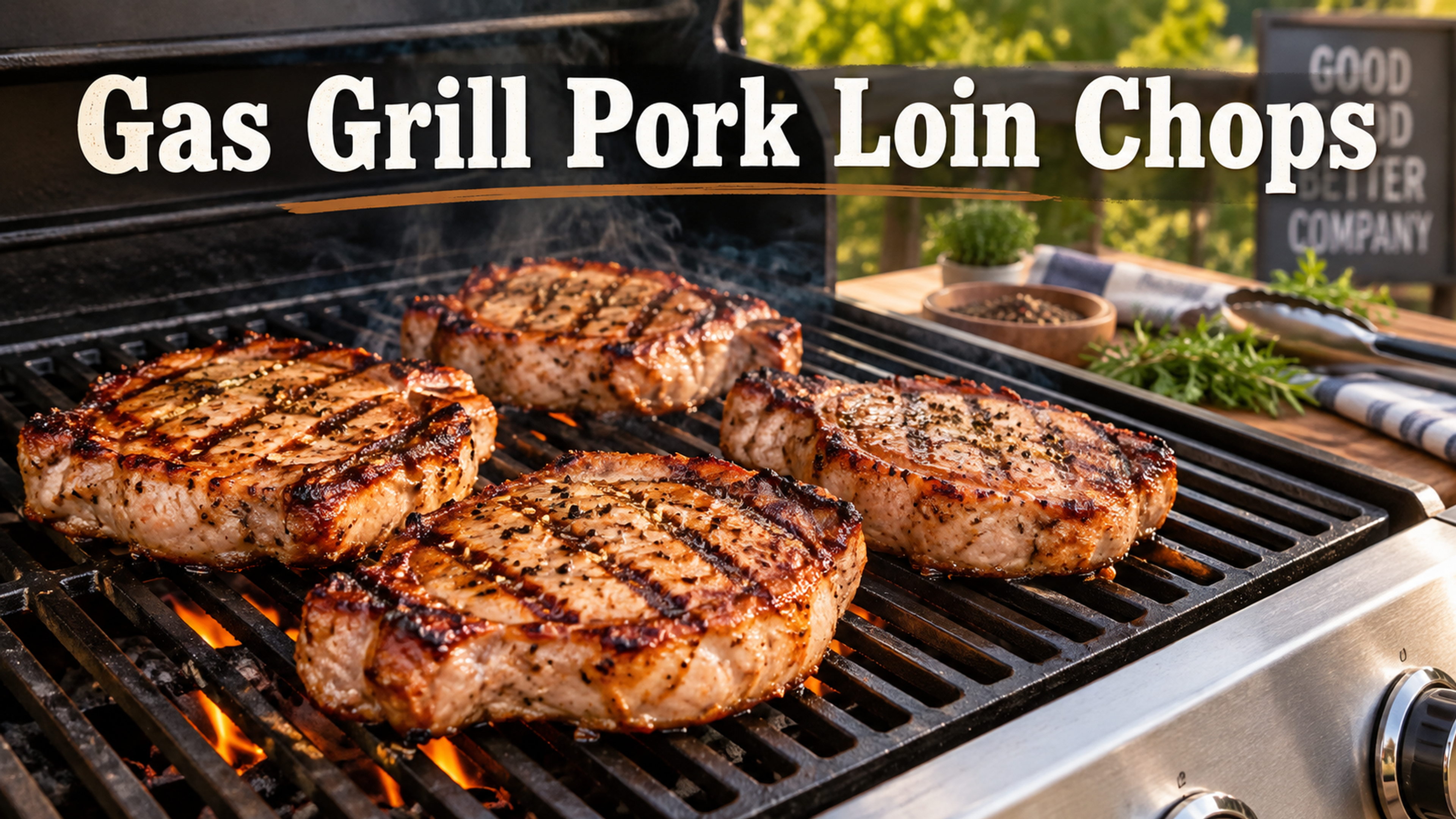 Gas Grill Pork Loin Chops: Juicy Every Time