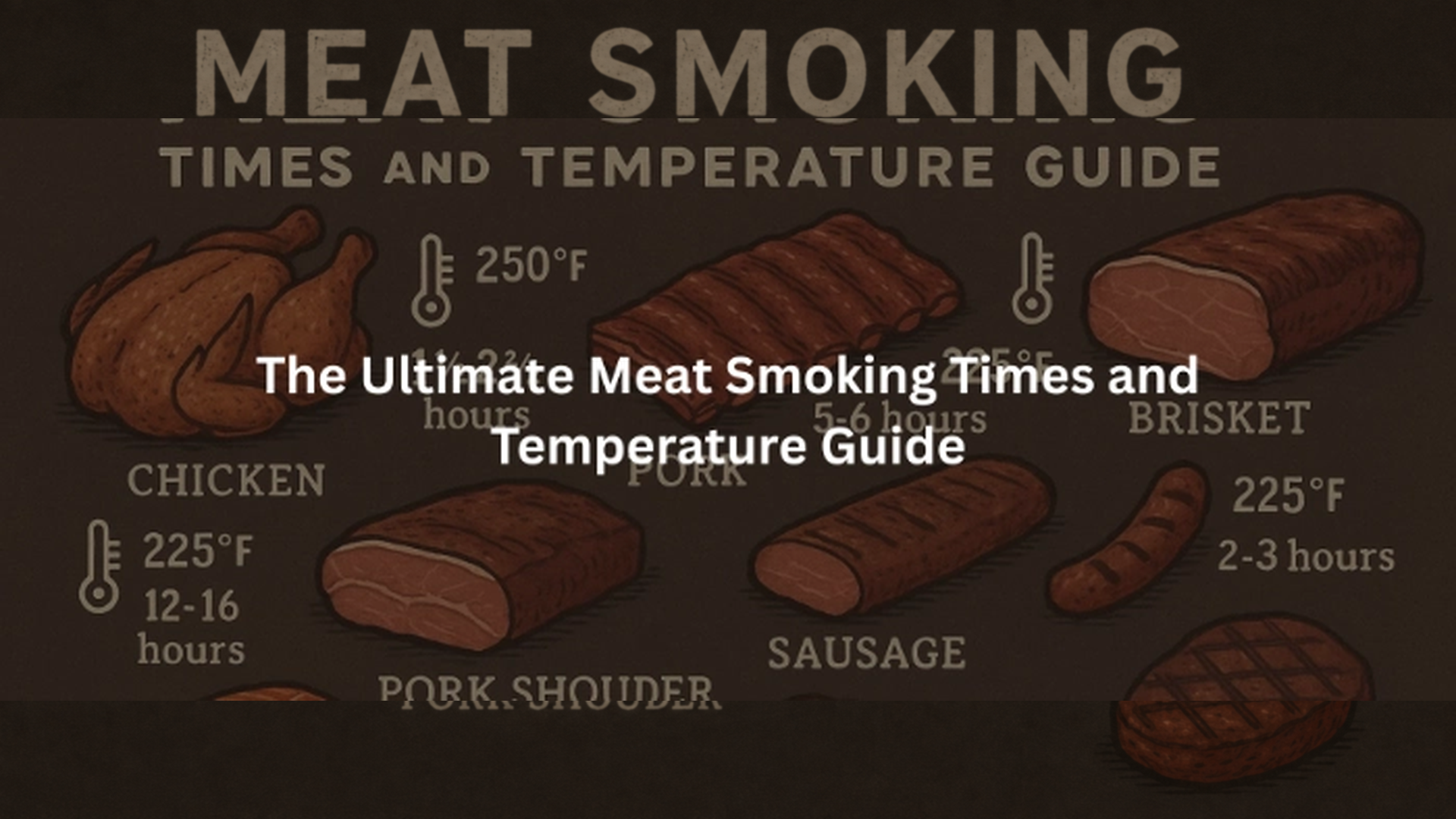 The Ultimate Meat Smoking Times and Temperature Guide