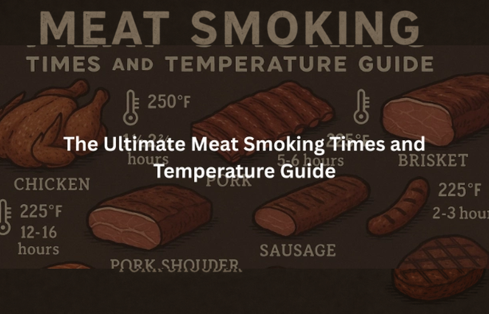 The Ultimate Meat Smoking Times and Temperature Guide