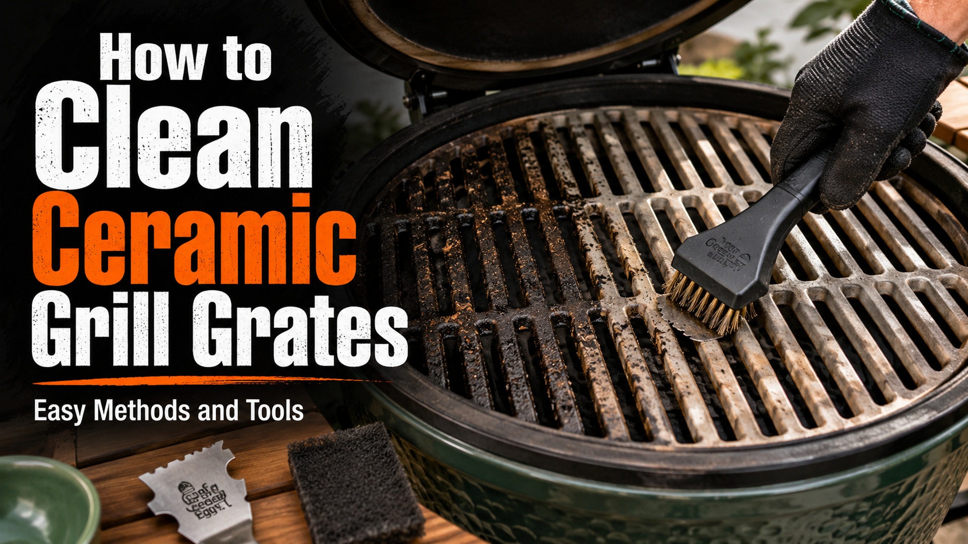 How to Clean Ceramic Grill Grates: Easy Methods and Tools