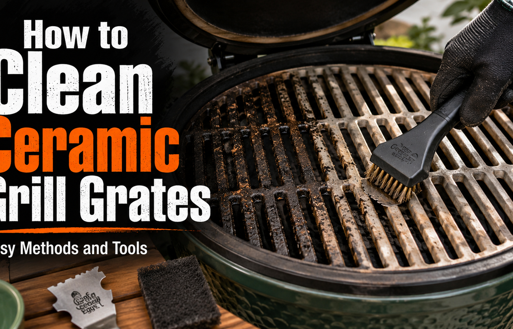 How to Clean Ceramic Grill Grates: Easy Methods and Tools