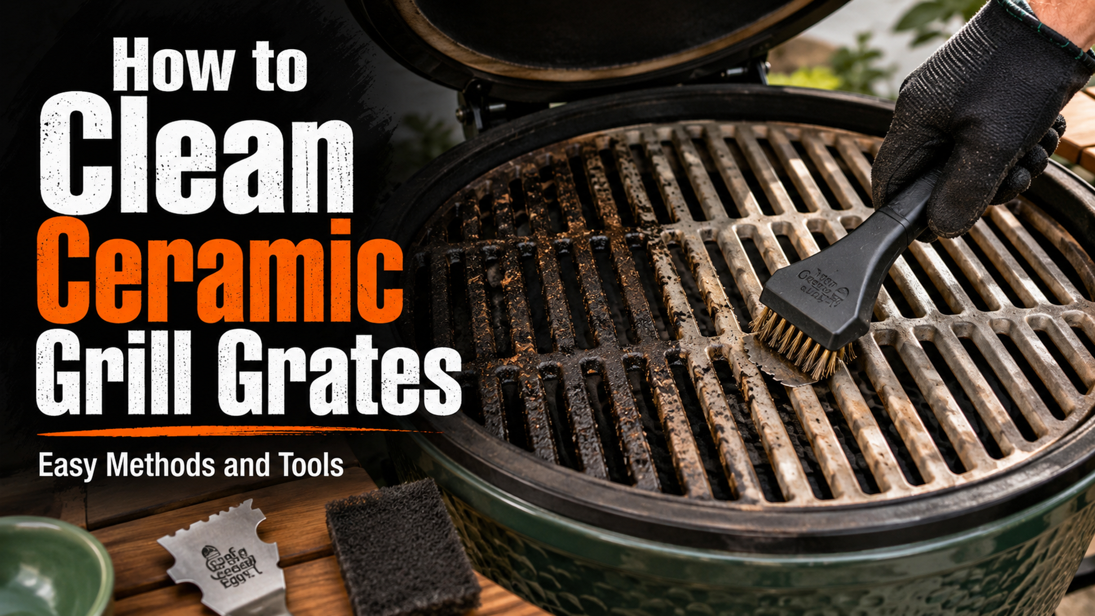 How to Clean Ceramic Grill Grates: Easy Methods and Tools