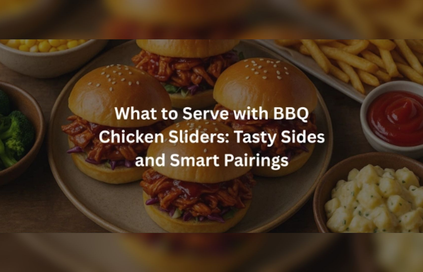 Find out What to Serve with BBQ Chicken Sliders