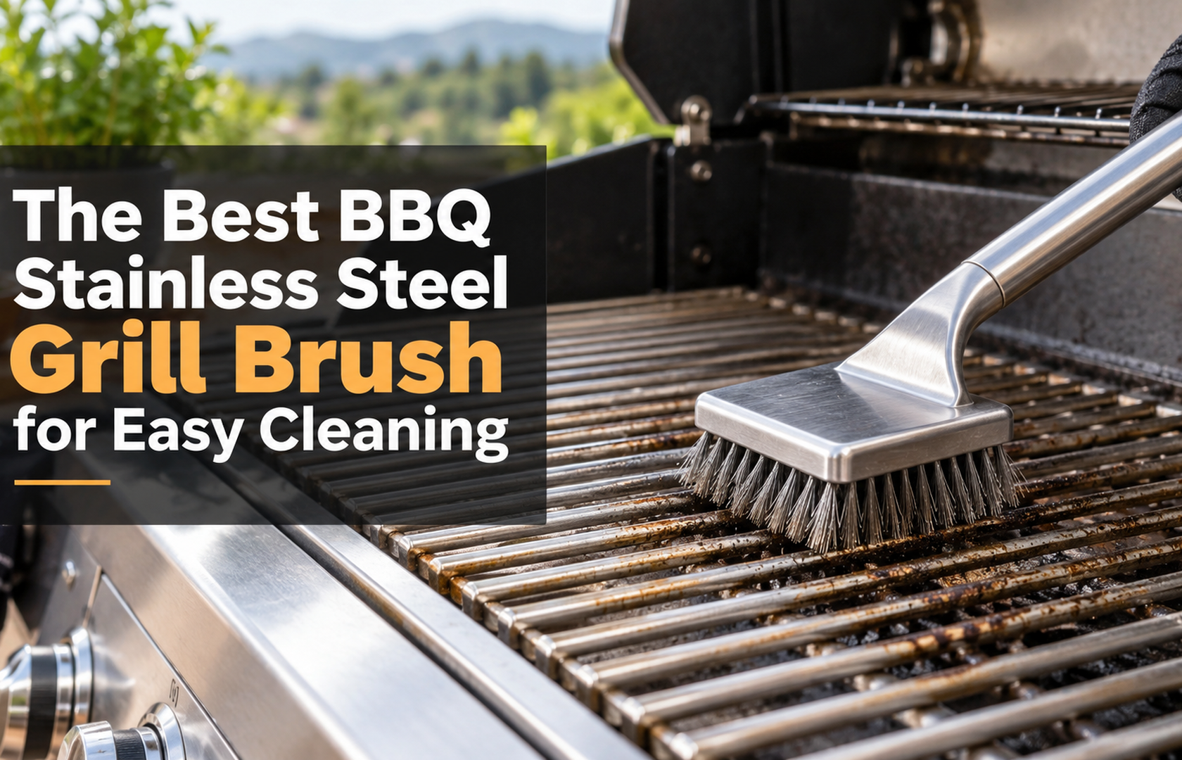 The Best BBQ Stainless Steel Grill Brush for Easy Cleaning