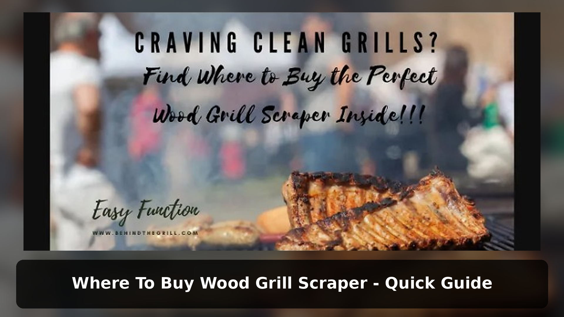 Where To Buy Wood Grill Scraper - Quick Guide