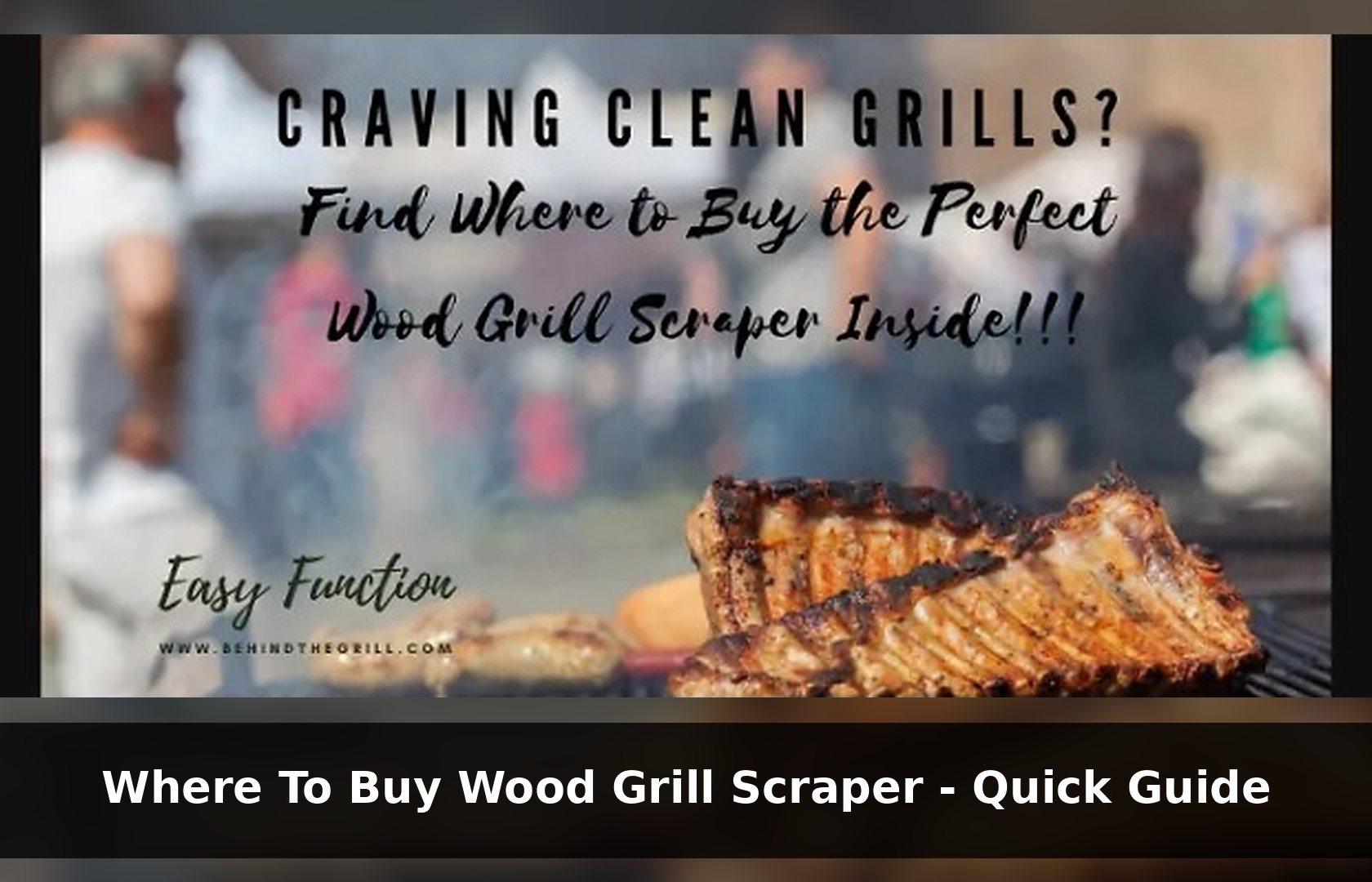 Where To Buy Wood Grill Scraper - Quick Guide
