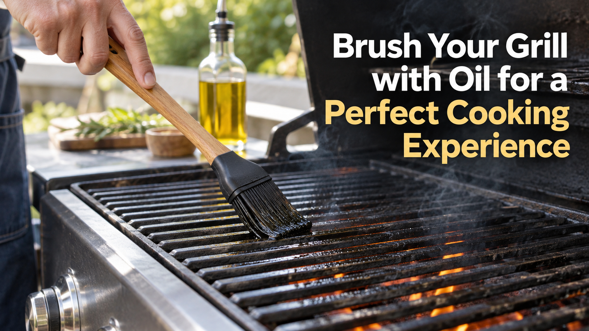 Brush Your Grill with Oil for a Perfect Cooking Experience