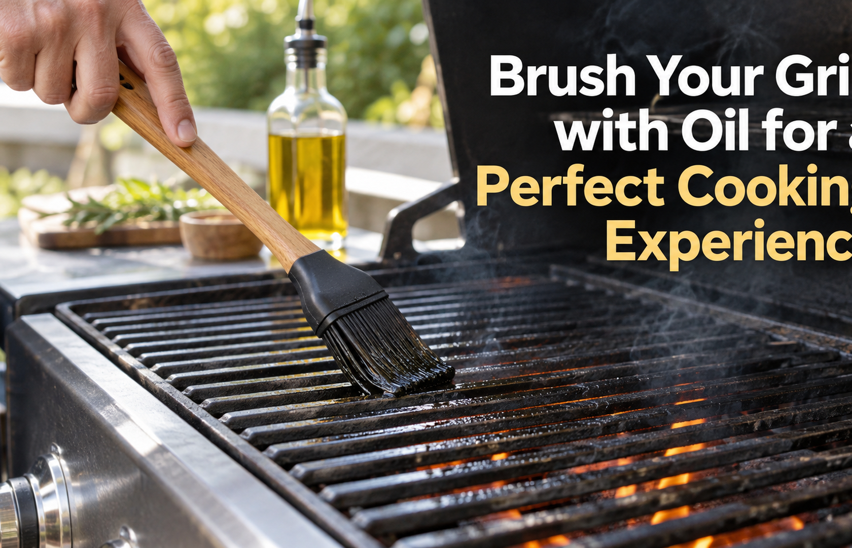 Brush Your Grill with Oil for a Perfect Cooking Experience