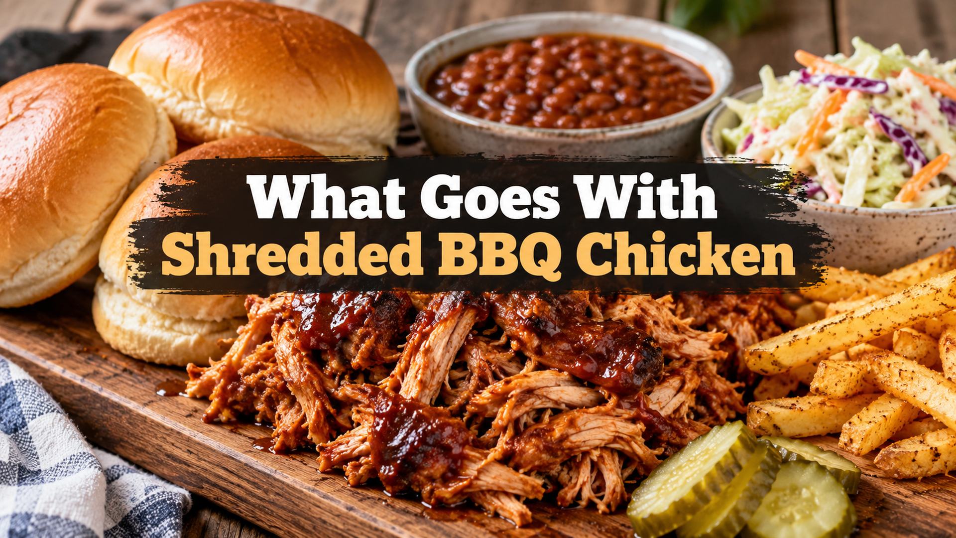 Find out What Goes With Shredded BBQ Chicken