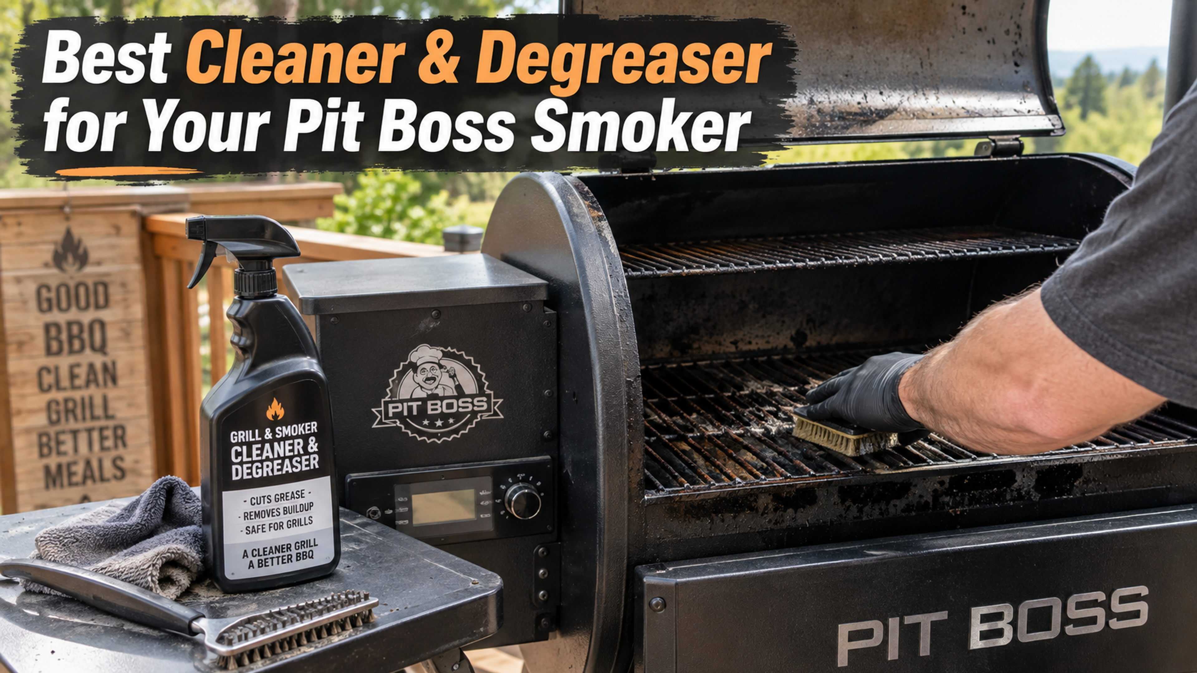 Best Cleaner & Degreaser for Your Pit Boss Smoker