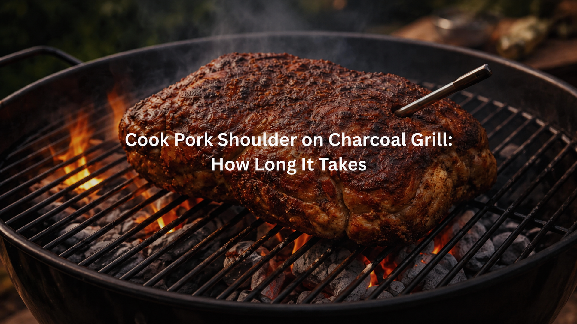 Cook Pork Shoulder on Charcoal Grill: How Long It Takes