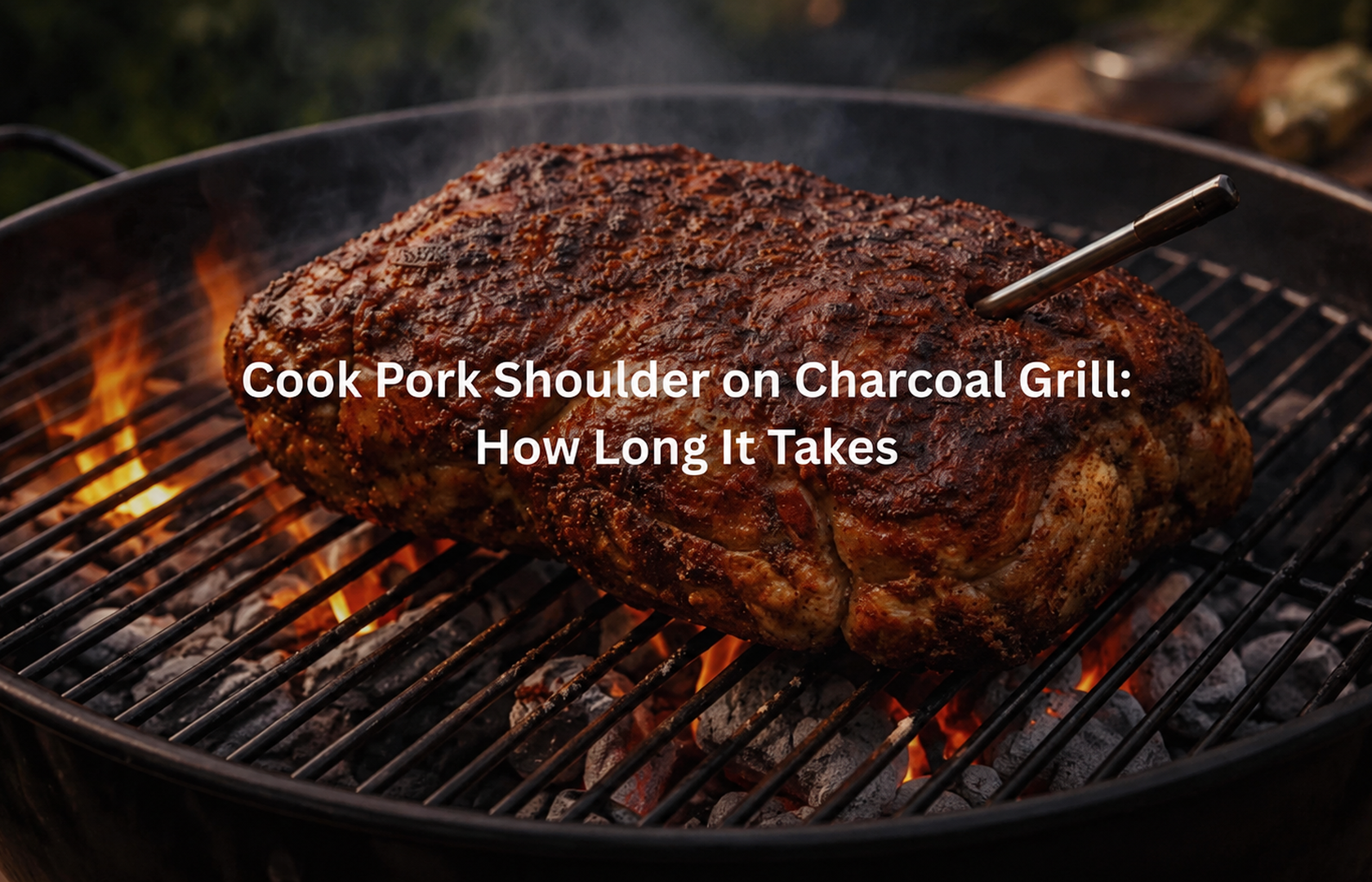 Cook Pork Shoulder on Charcoal Grill: How Long It Takes
