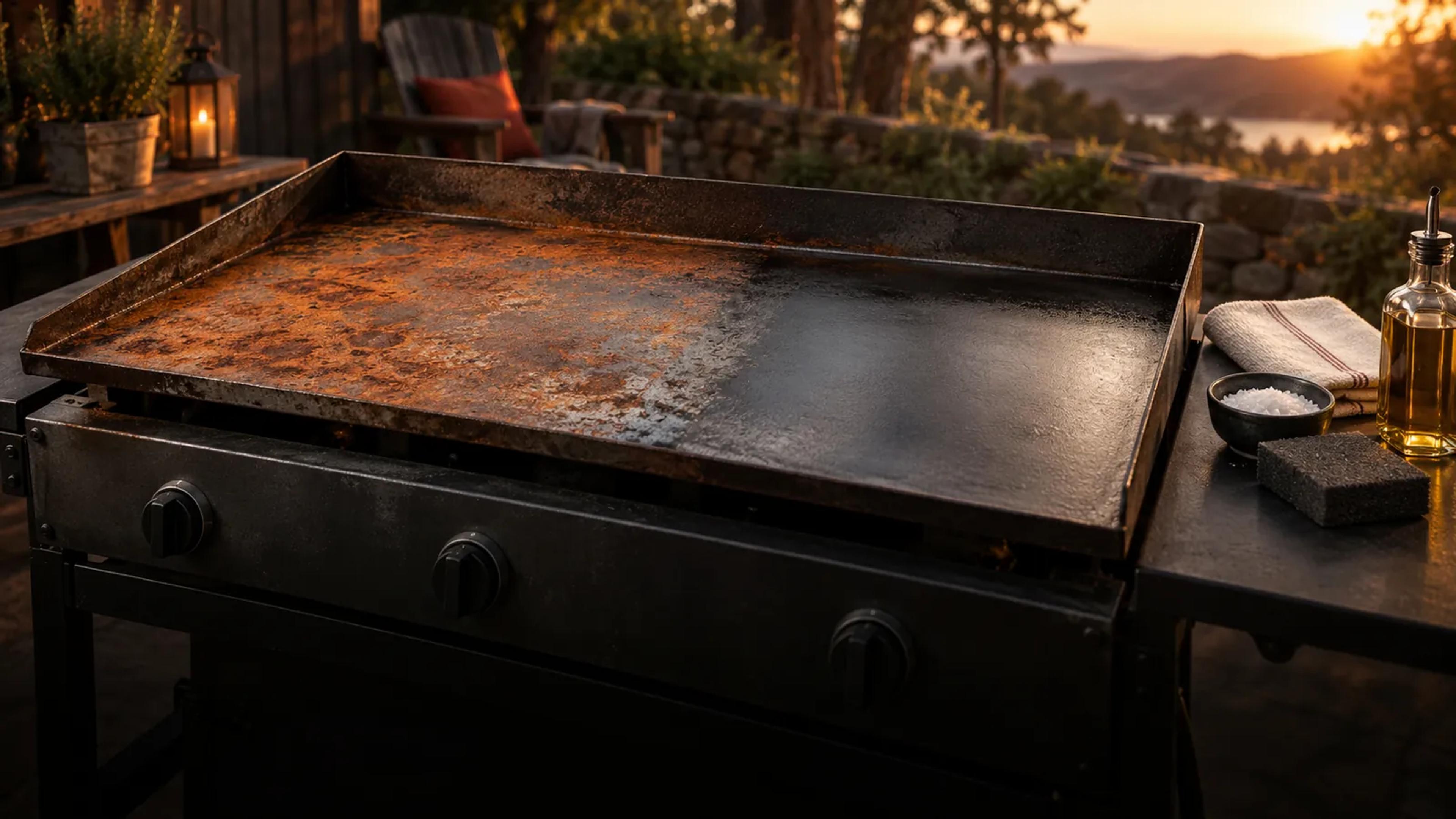 Fix Rust on Blackstone Grill Top and Prevent Damage