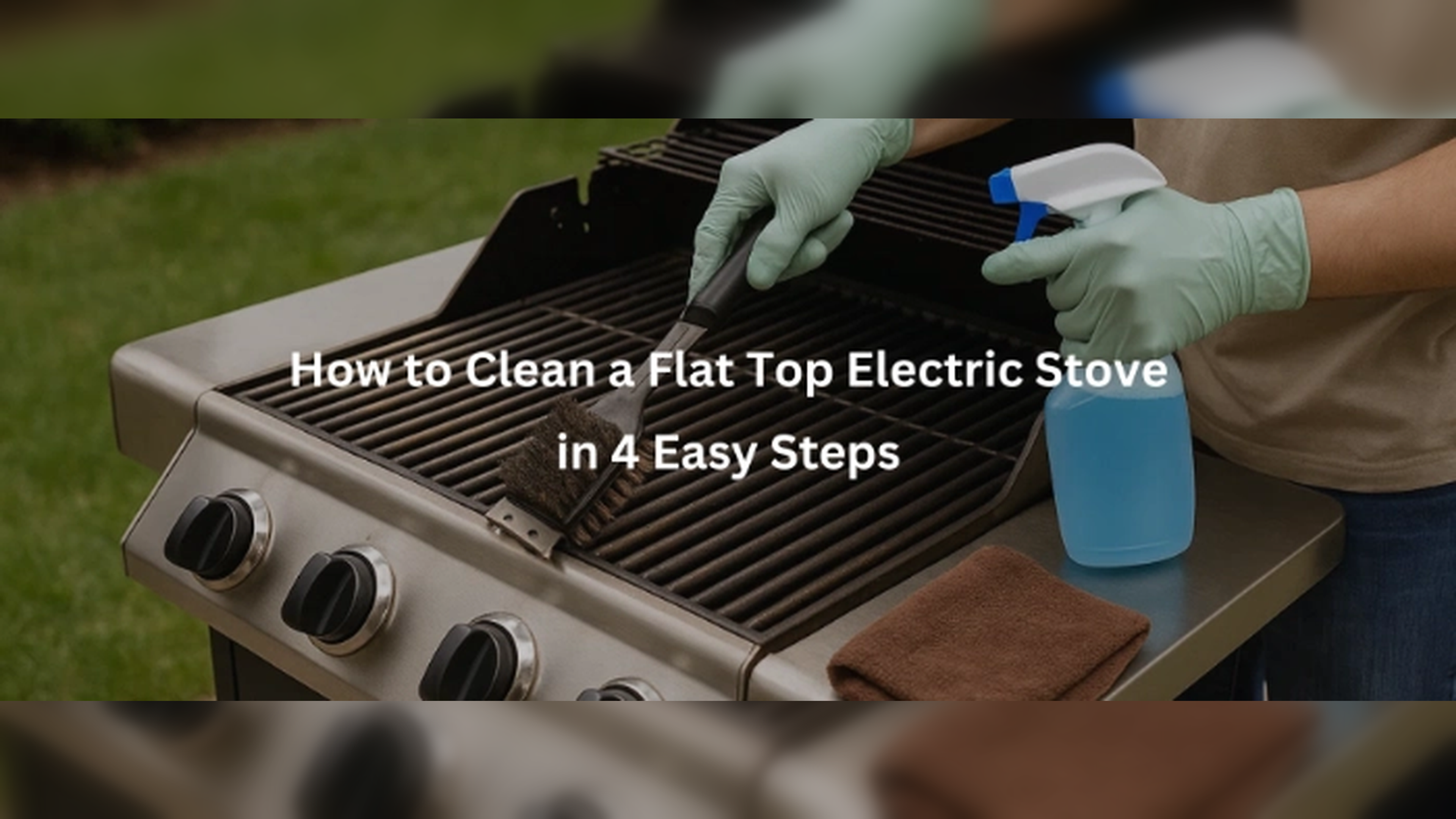How to Clean a Flat Top Electric Stove in 4 Easy Steps