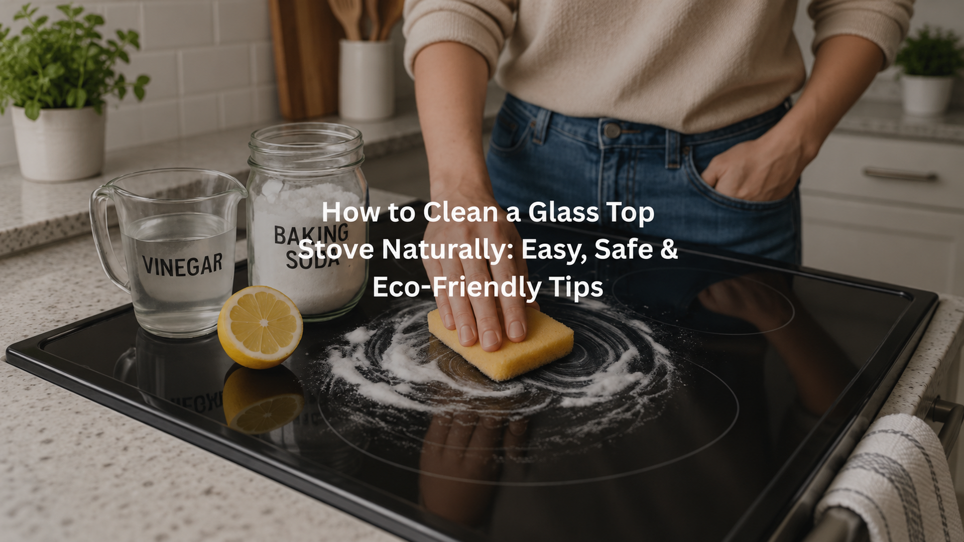 How To Clean A Glass Top Stove Naturally And Effectively