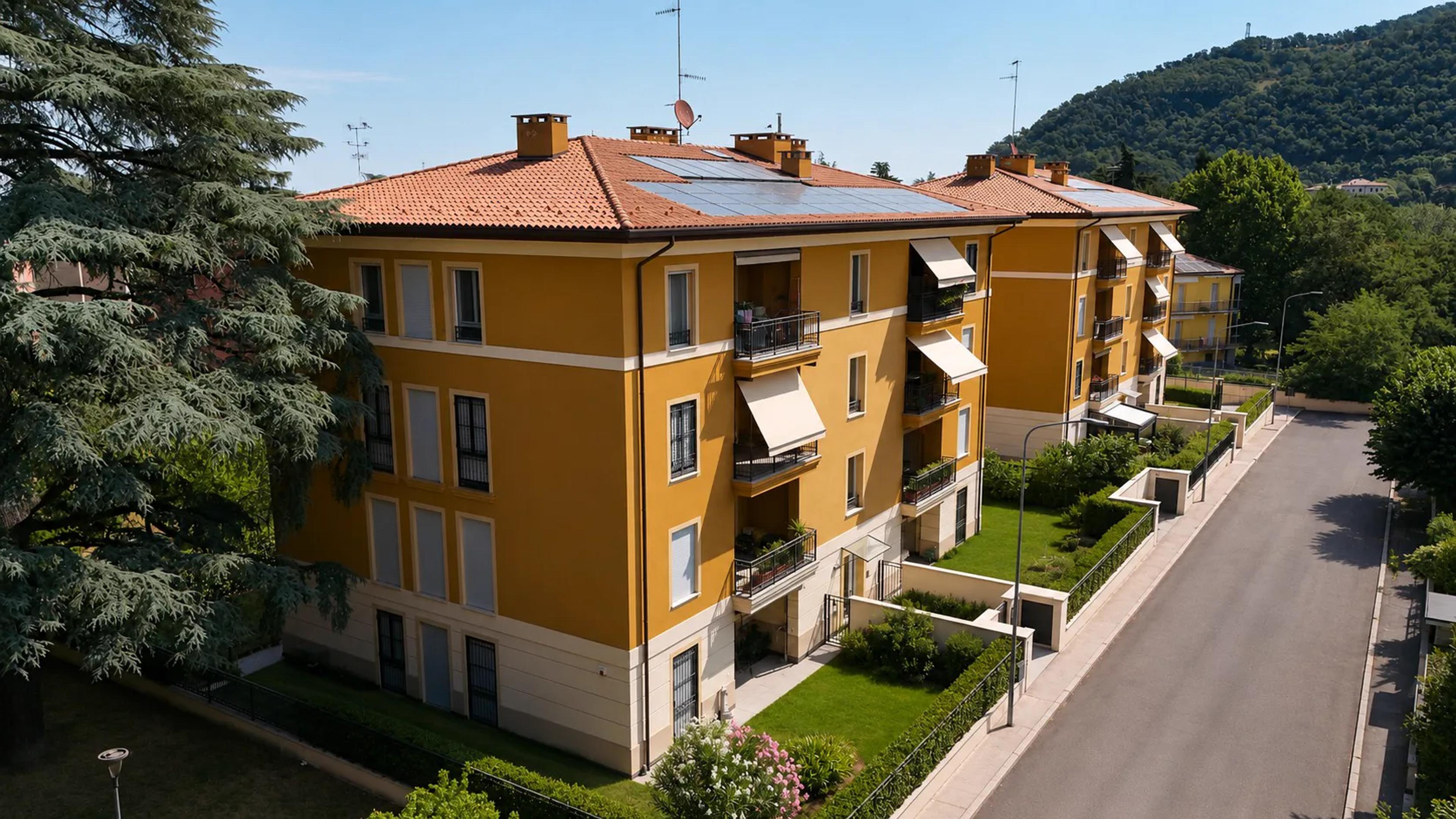 Vista aerea tra le colline