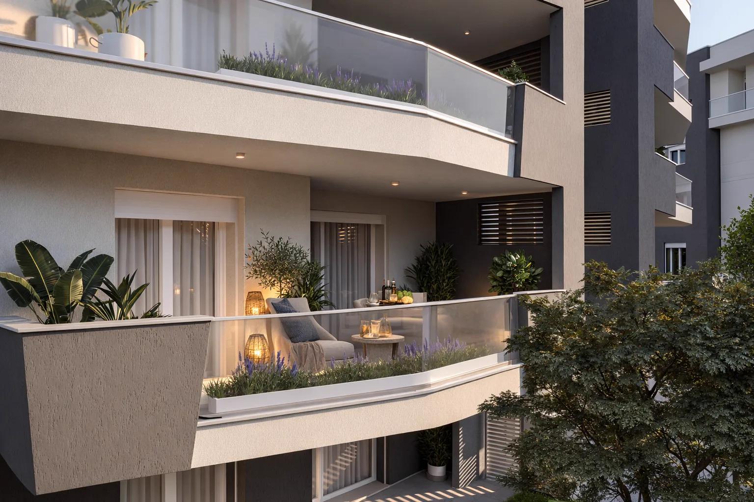 Terrazzo arredato