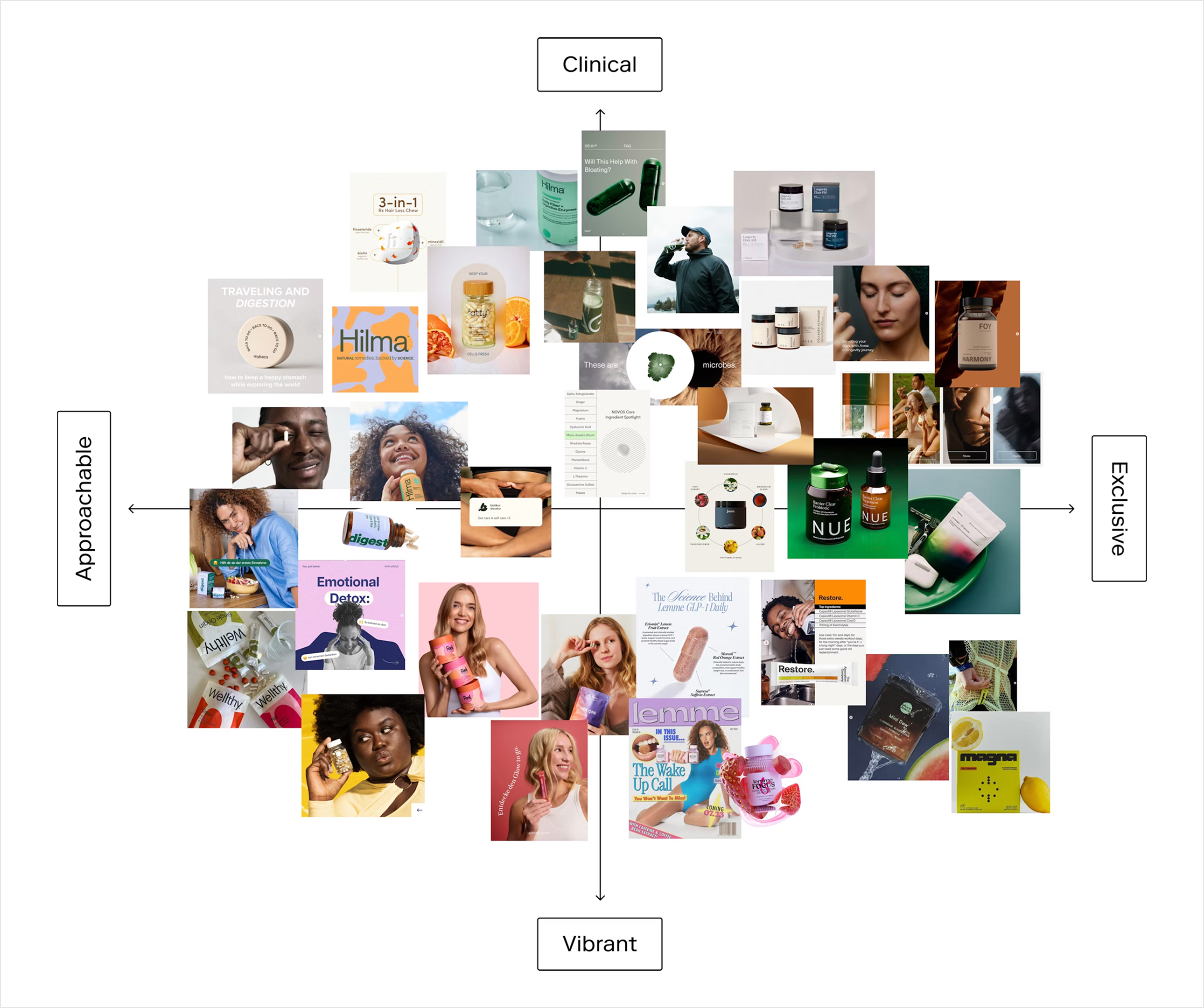 Longevity Supplements Brand Map