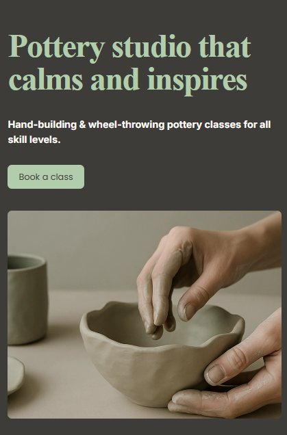 Pottery Studio mobile preview
