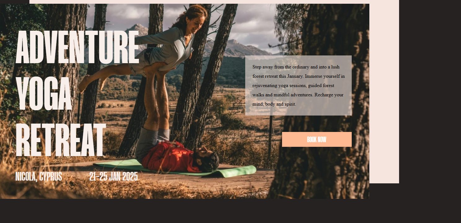 Adventure Yoga Retreat