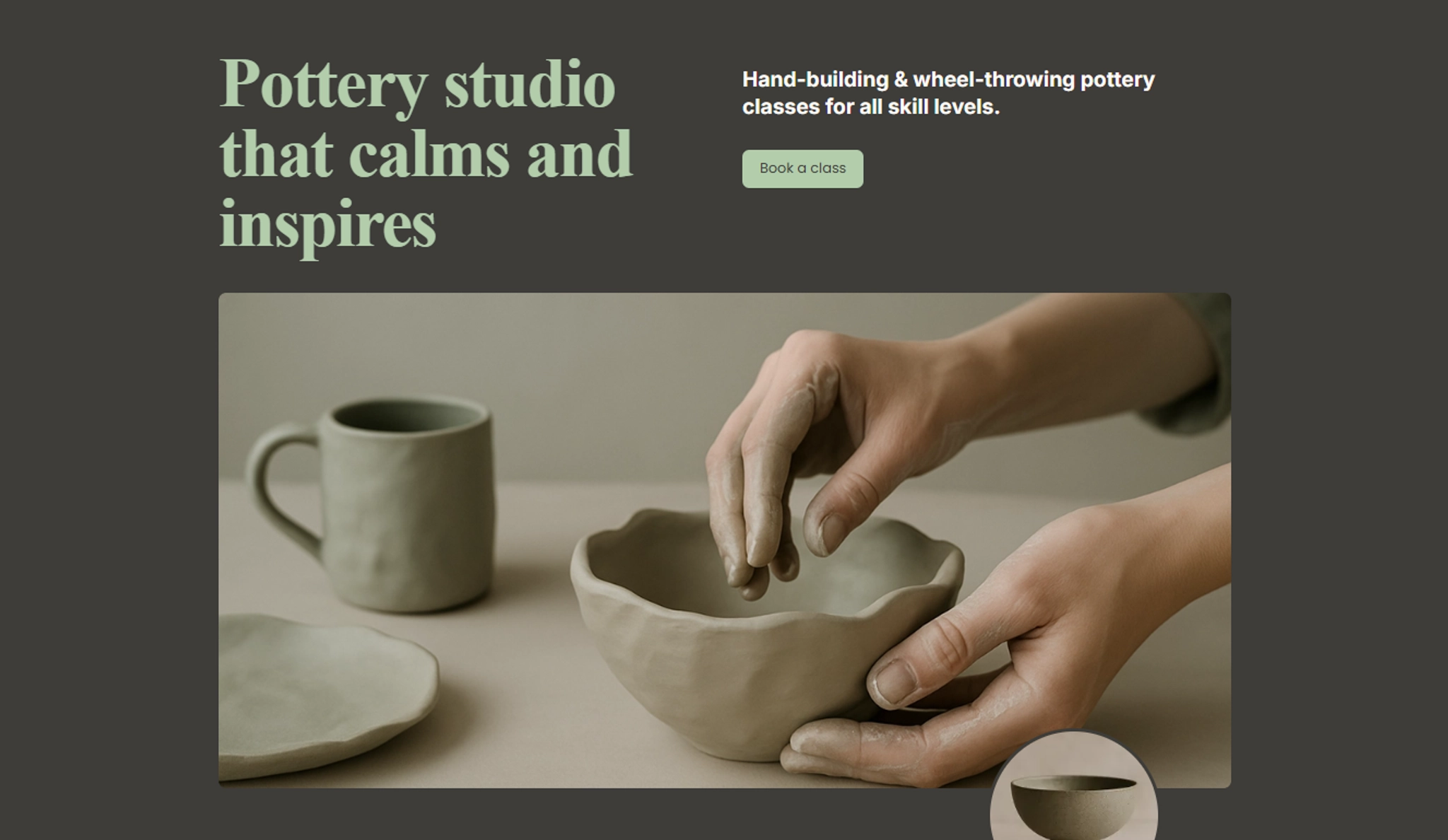 Pottery Studio desktop preview