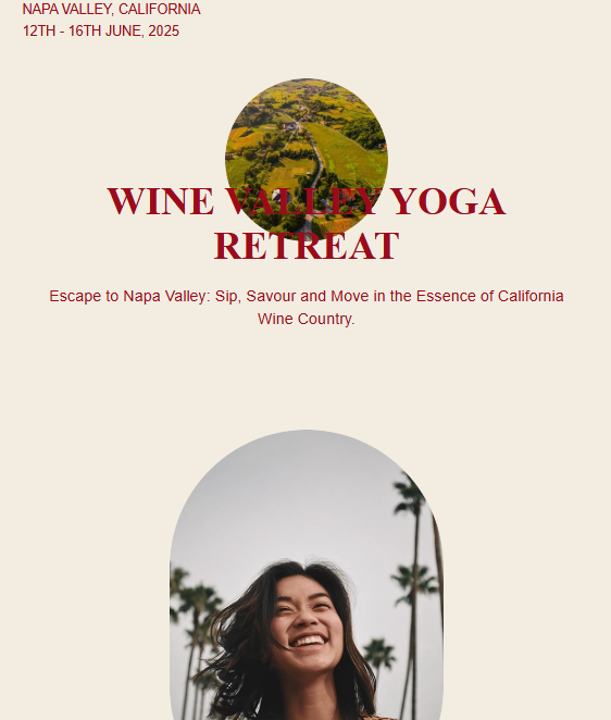 Wine Valley Yoga Retreat mobile preview