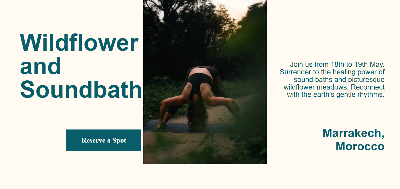 Wildflower and Soundbath