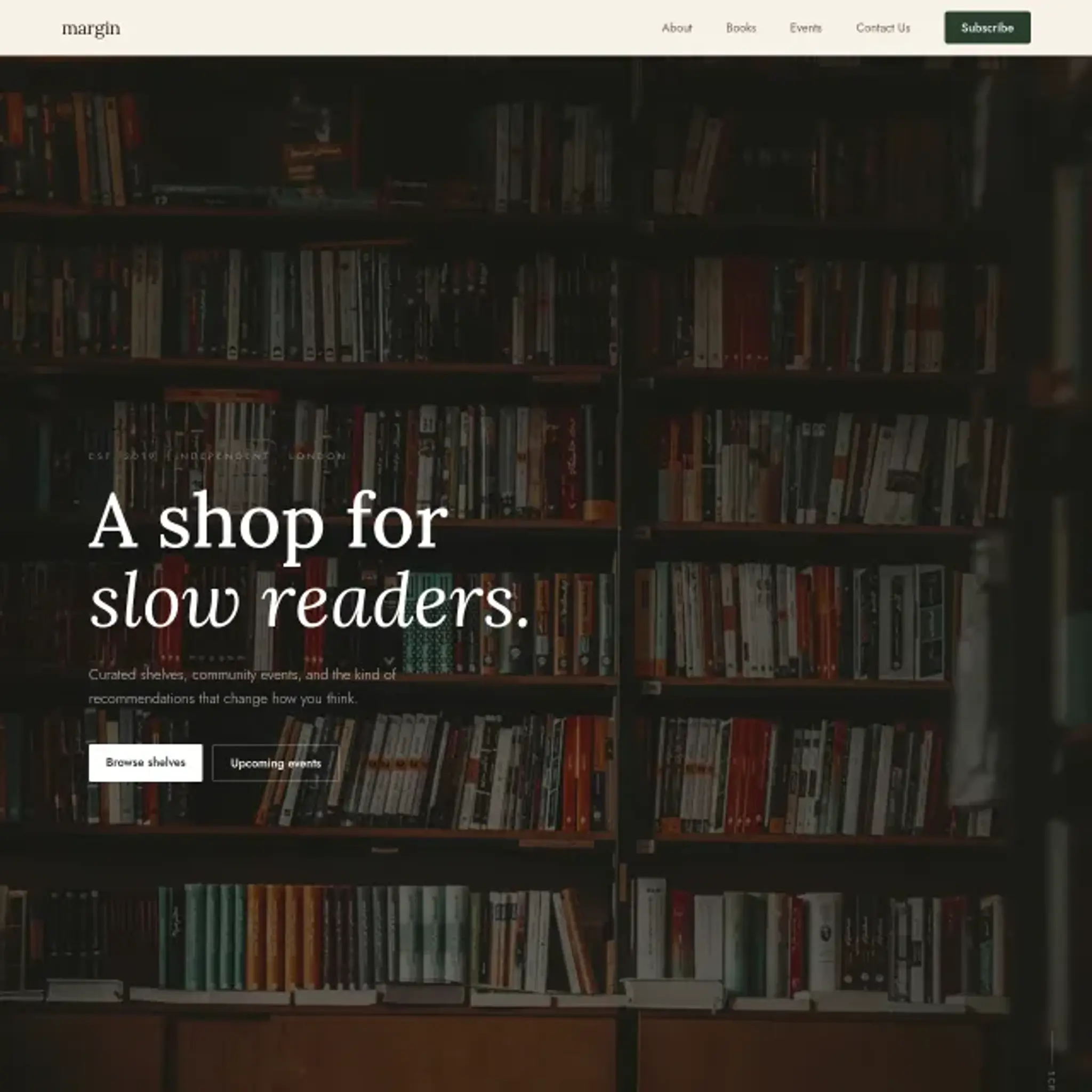 Margin desktop preview