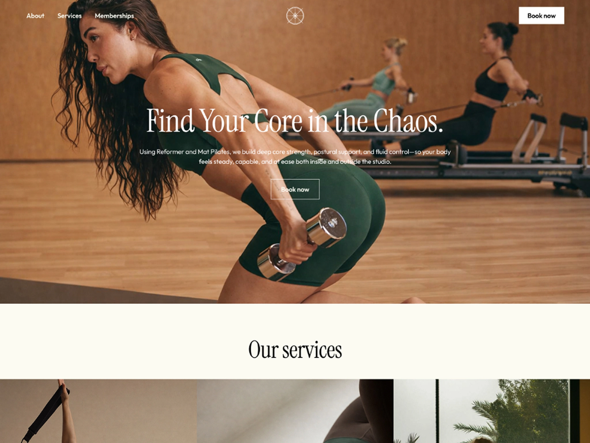Pilates desktop preview