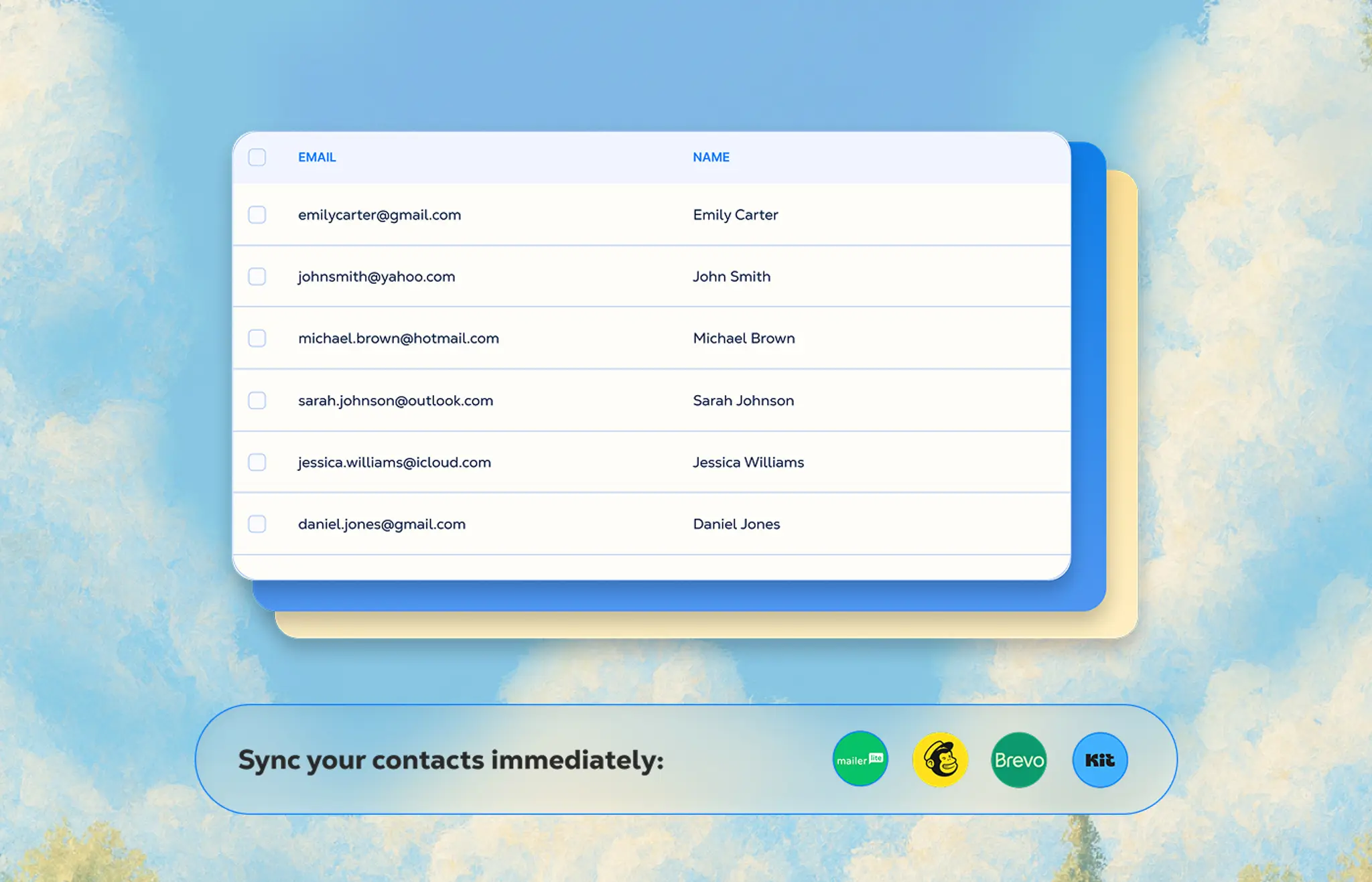 All your contacts, in one place