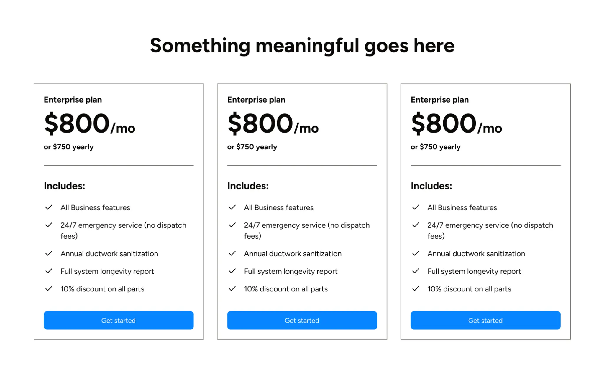 Pricing Section