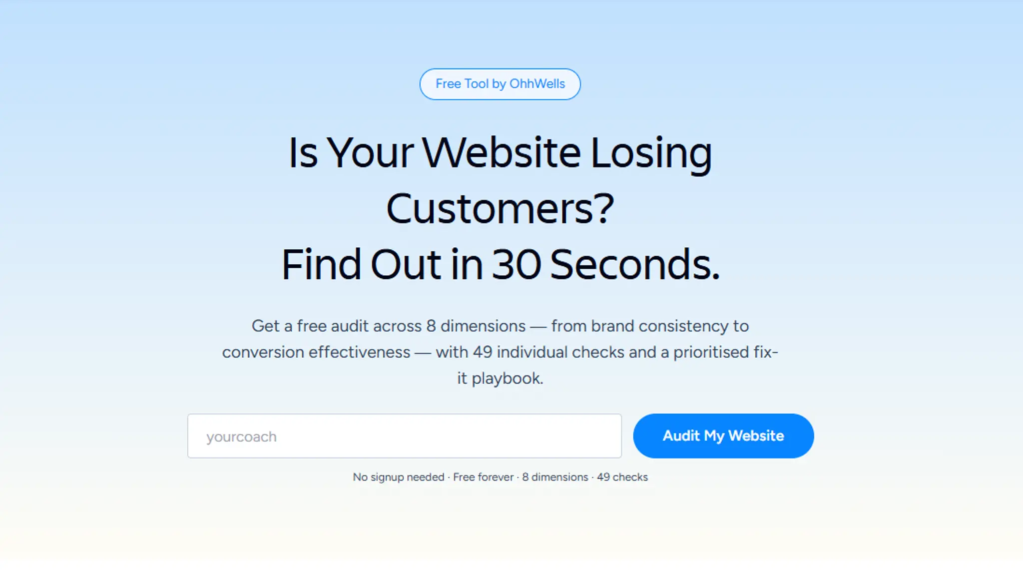 Website Conversion Audit