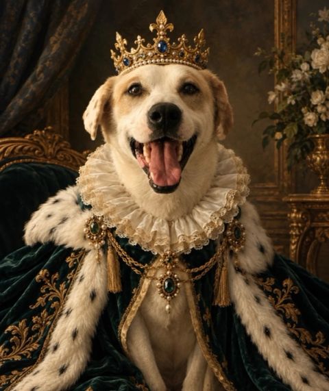 Dog portrait for Jameson H.